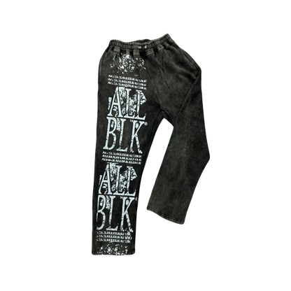 ALLBLK ACID PANTS